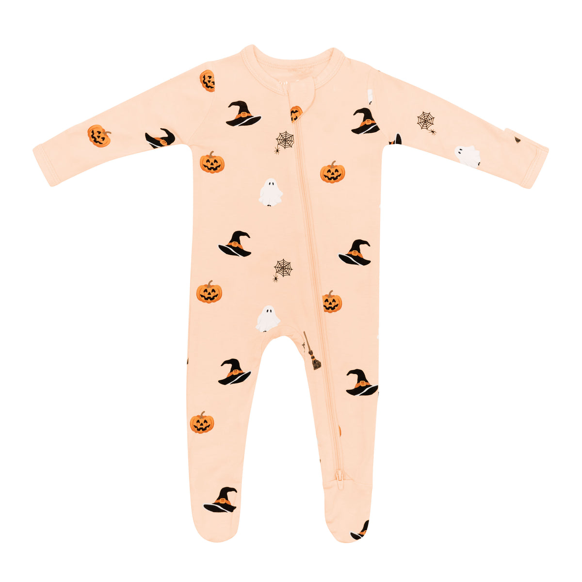 Product photo of the Zippered Footie in Bewitched