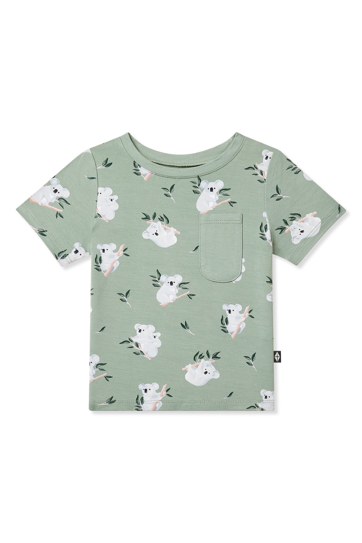 Product photo of the Toddler Crew Neck Tee in Koala