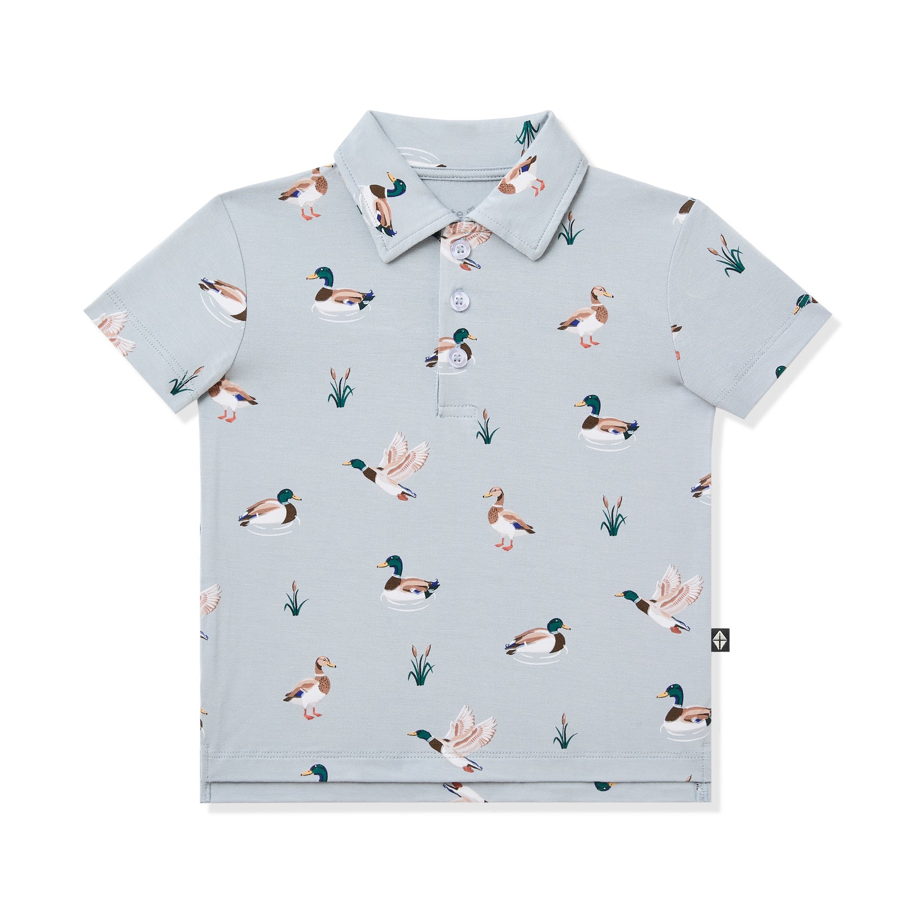 Product photo of the Toddler Short Sleeve Polo in Mallard Duck
