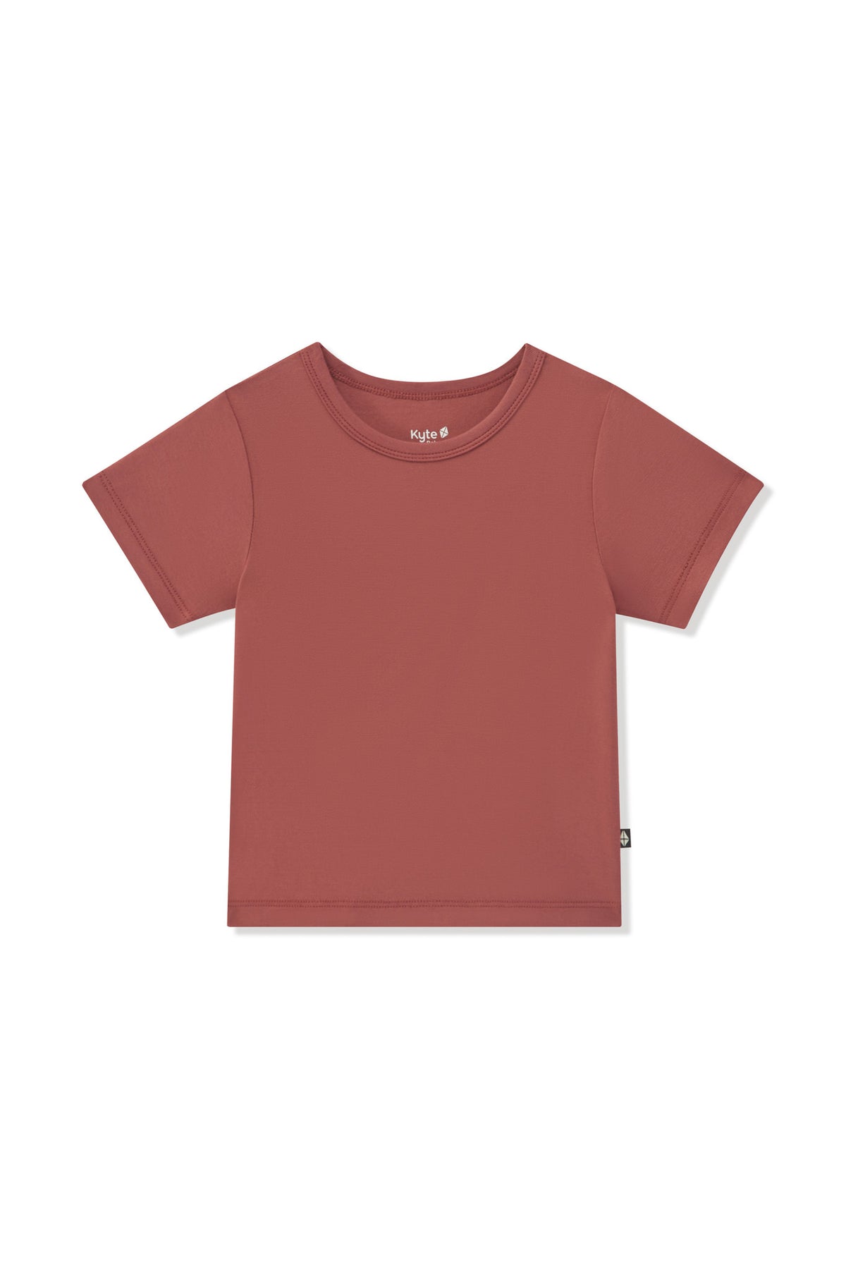 Toddler Basic Tee in Ember on a white background