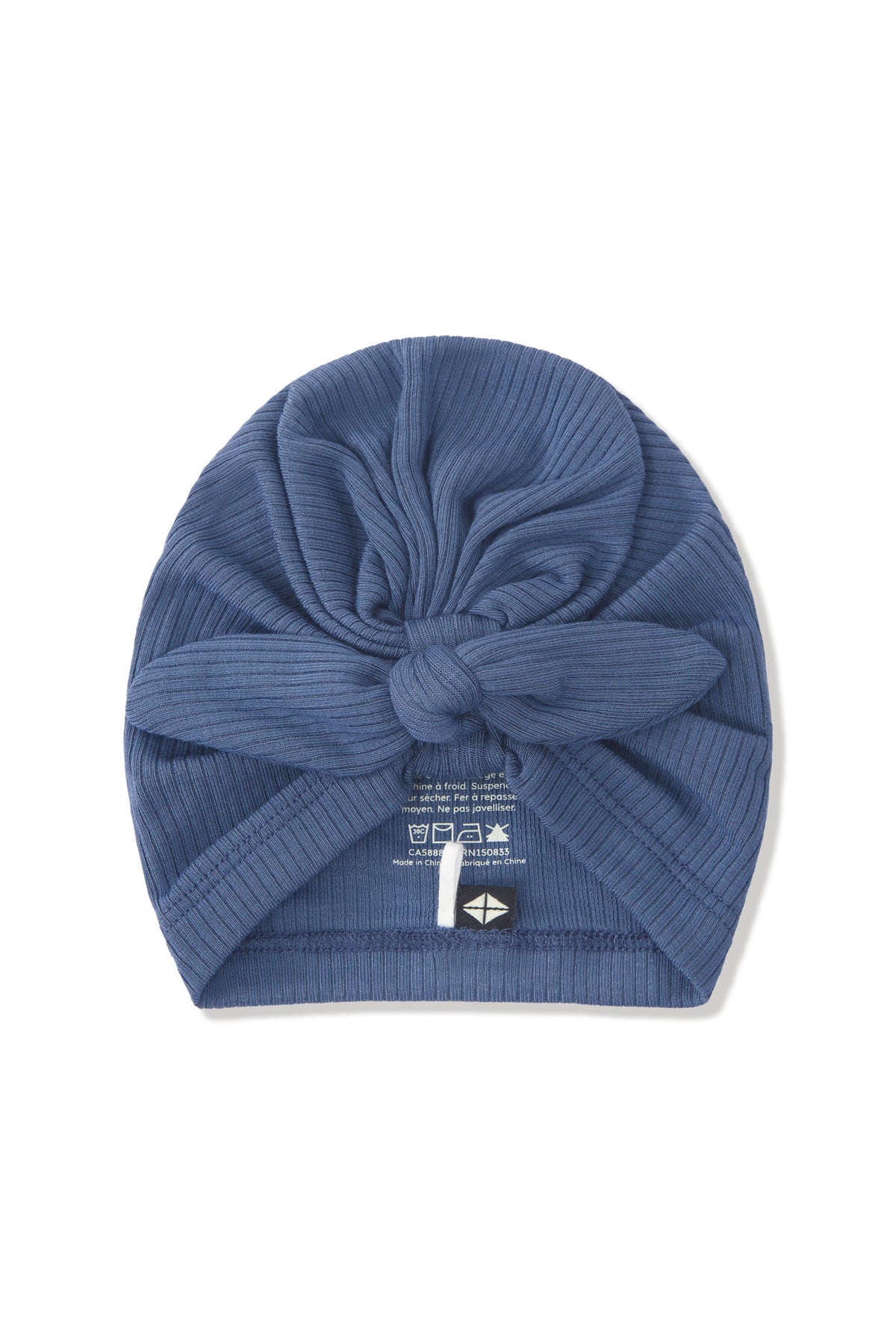 Ribbed Headwrap in Oxford on a white background