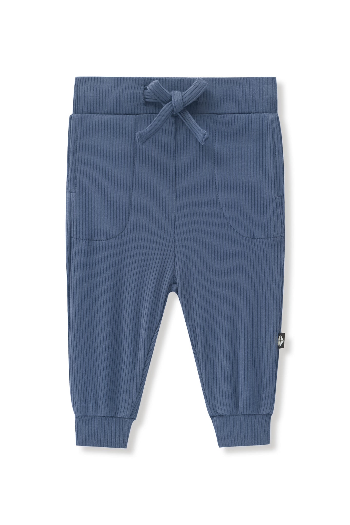 Ribbed Jogger Pant in Oxford on a white background