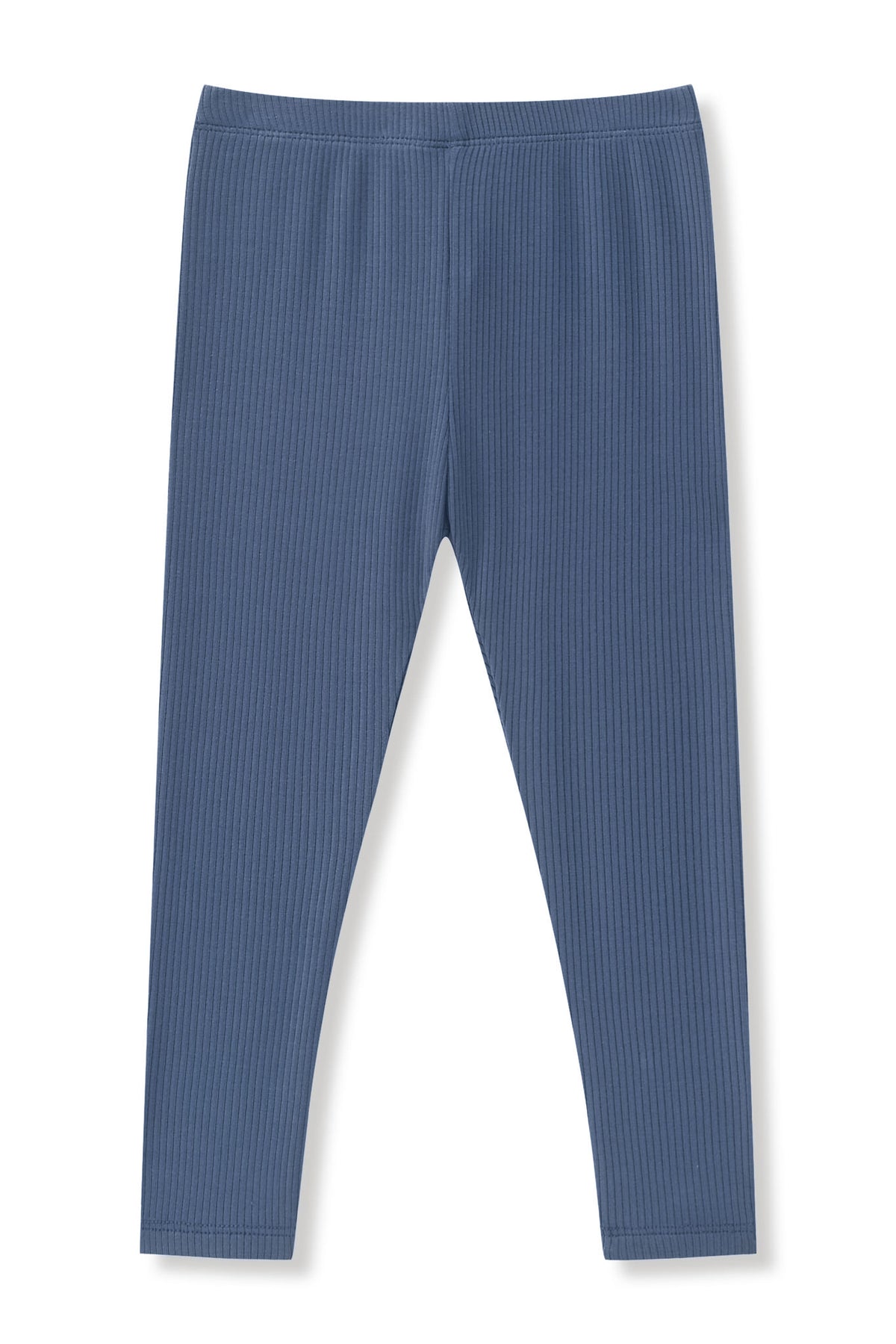 Ribbed Leggings in Oxford on a white background