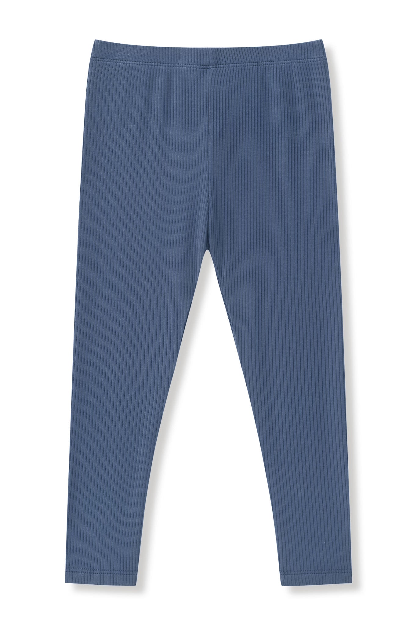 Ribbed Leggings in Oxford on a white background