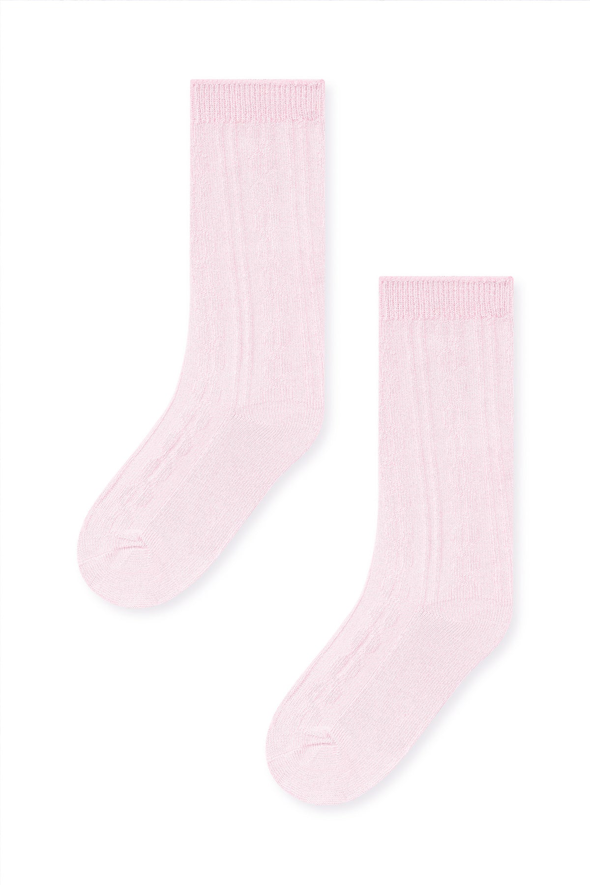 Knee High Socks in Sakura on a white background