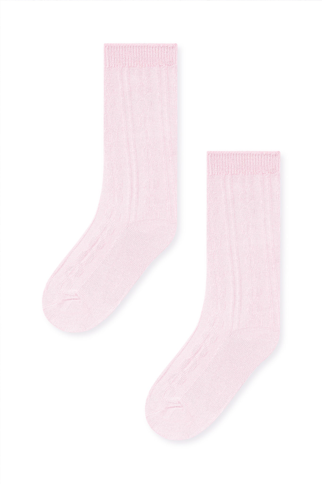 Knee High Socks in Sakura on a white background