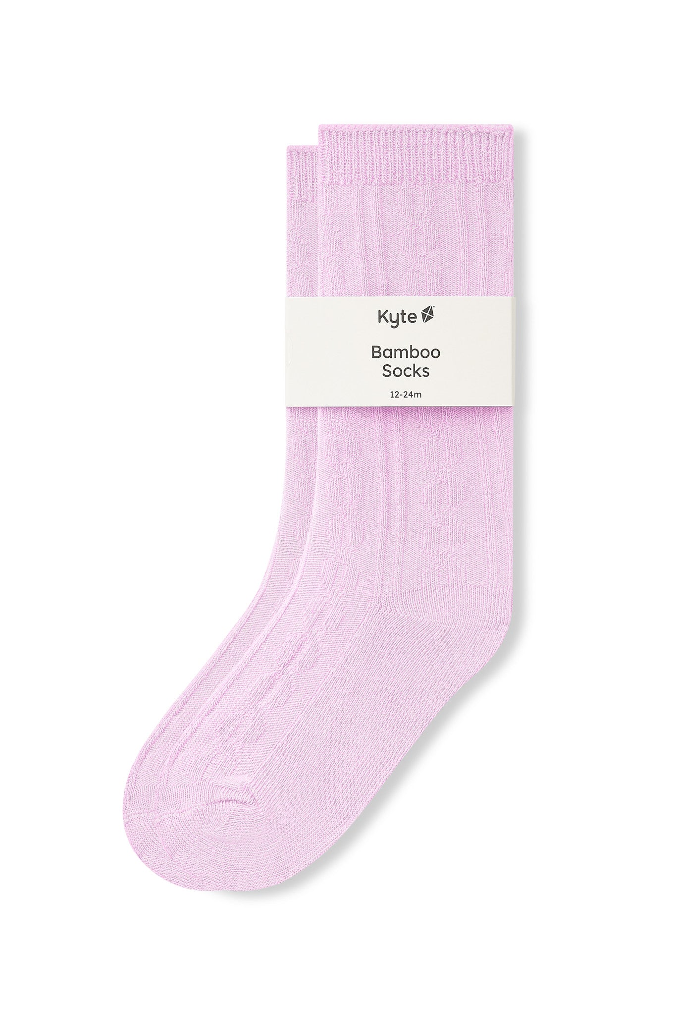 Knee High Socks in Thistle on a white background