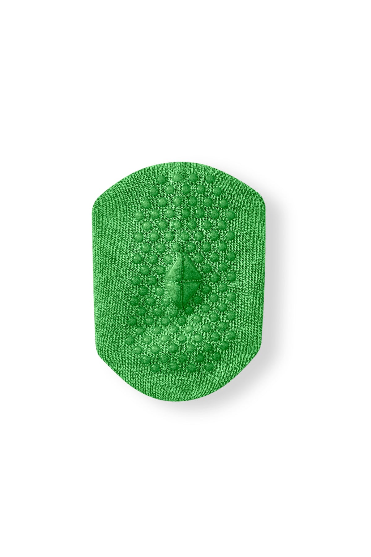 Ankle Socks in chive with grips shown on a white background