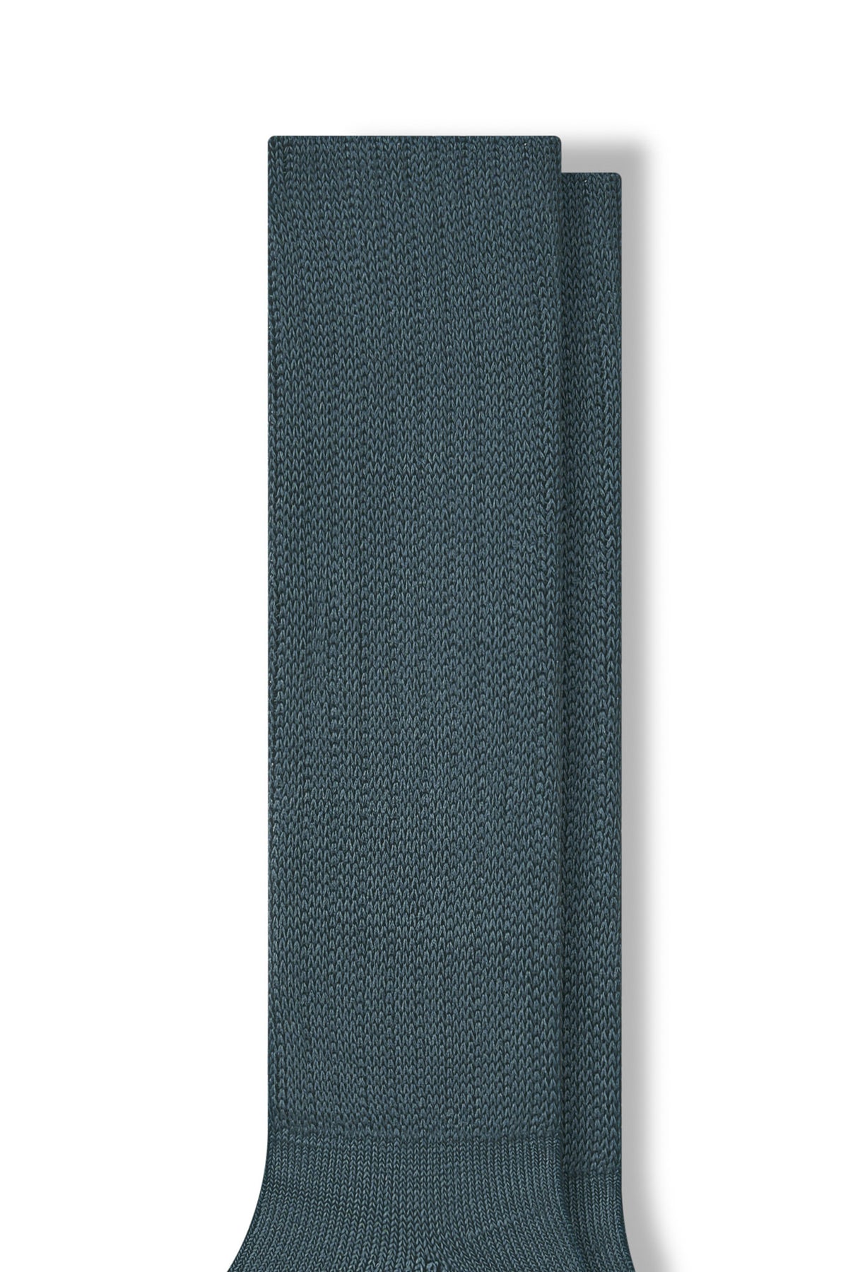 Adult Scrunch Socks in Atlantic color close up on a white background.