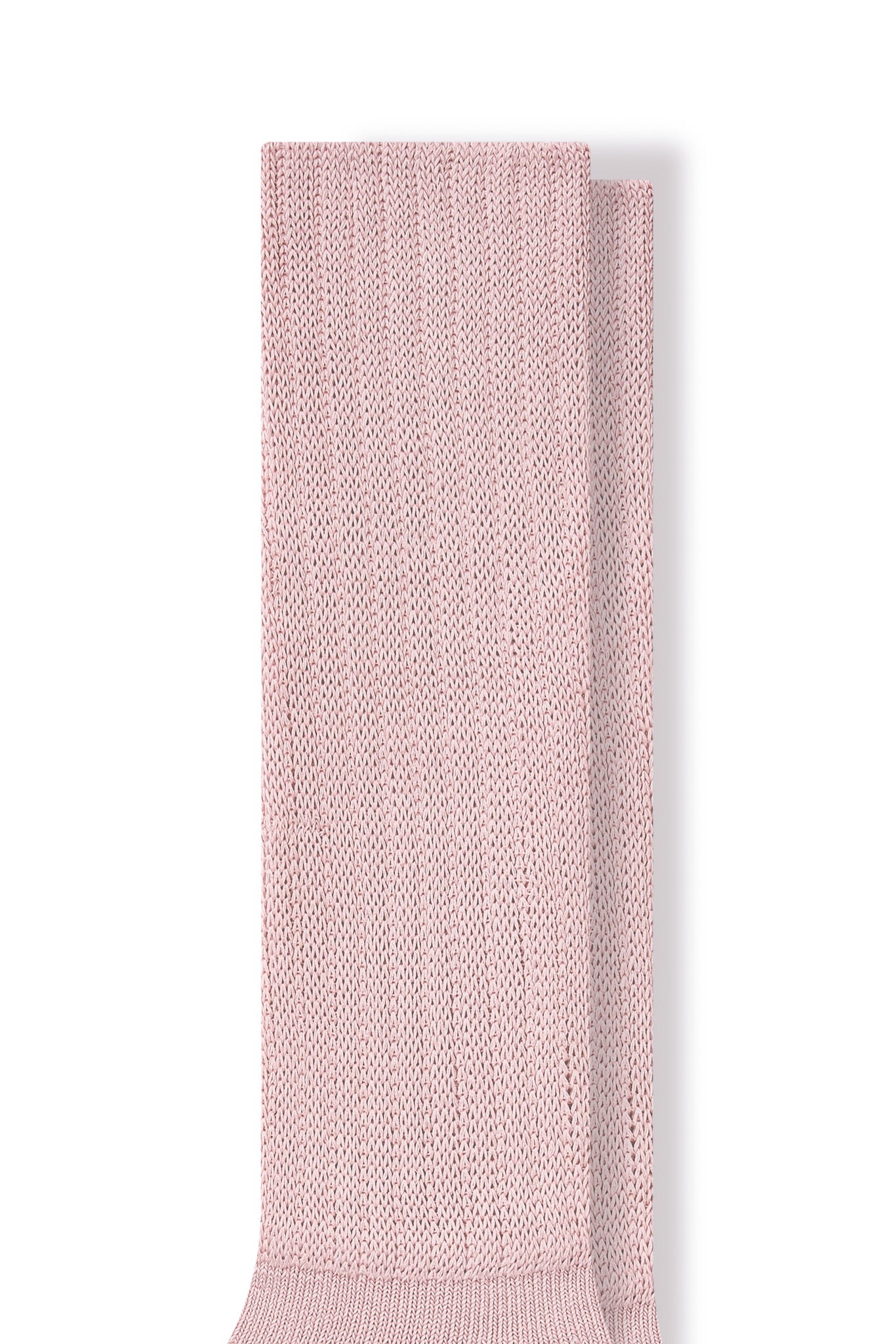 Adult Scrunch Socks in Blush close up on a white background.