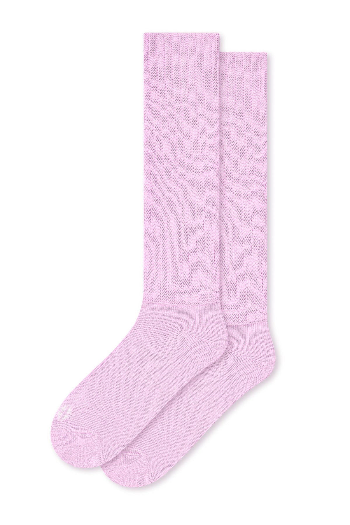 Adult Scrunch Socks in Thistle on a white background