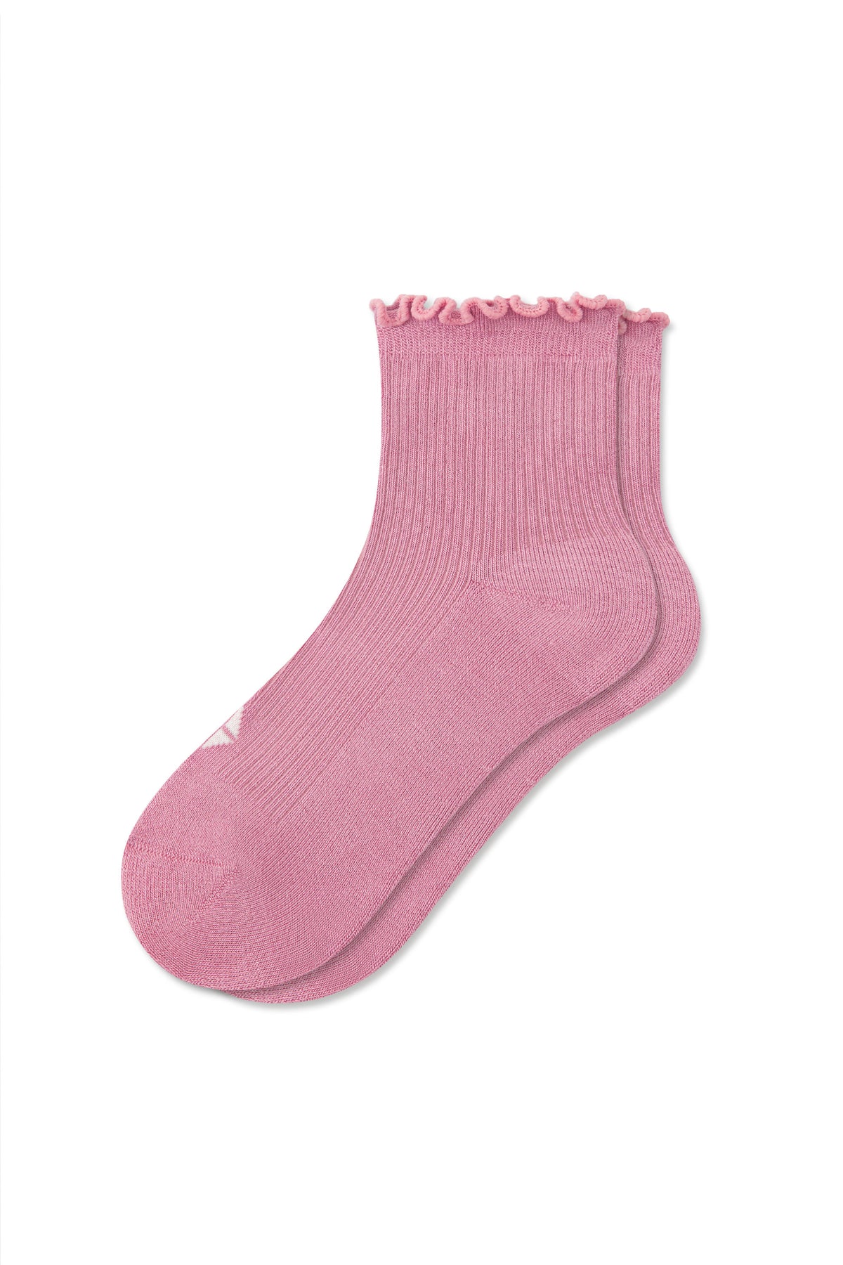 Women's Ruffle Socks in Apple Blossom
