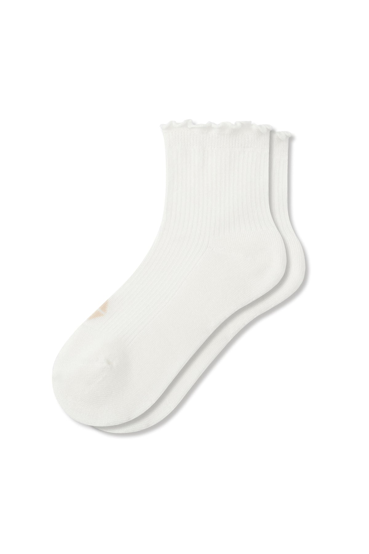 Women's Ruffle Socks in Cloud