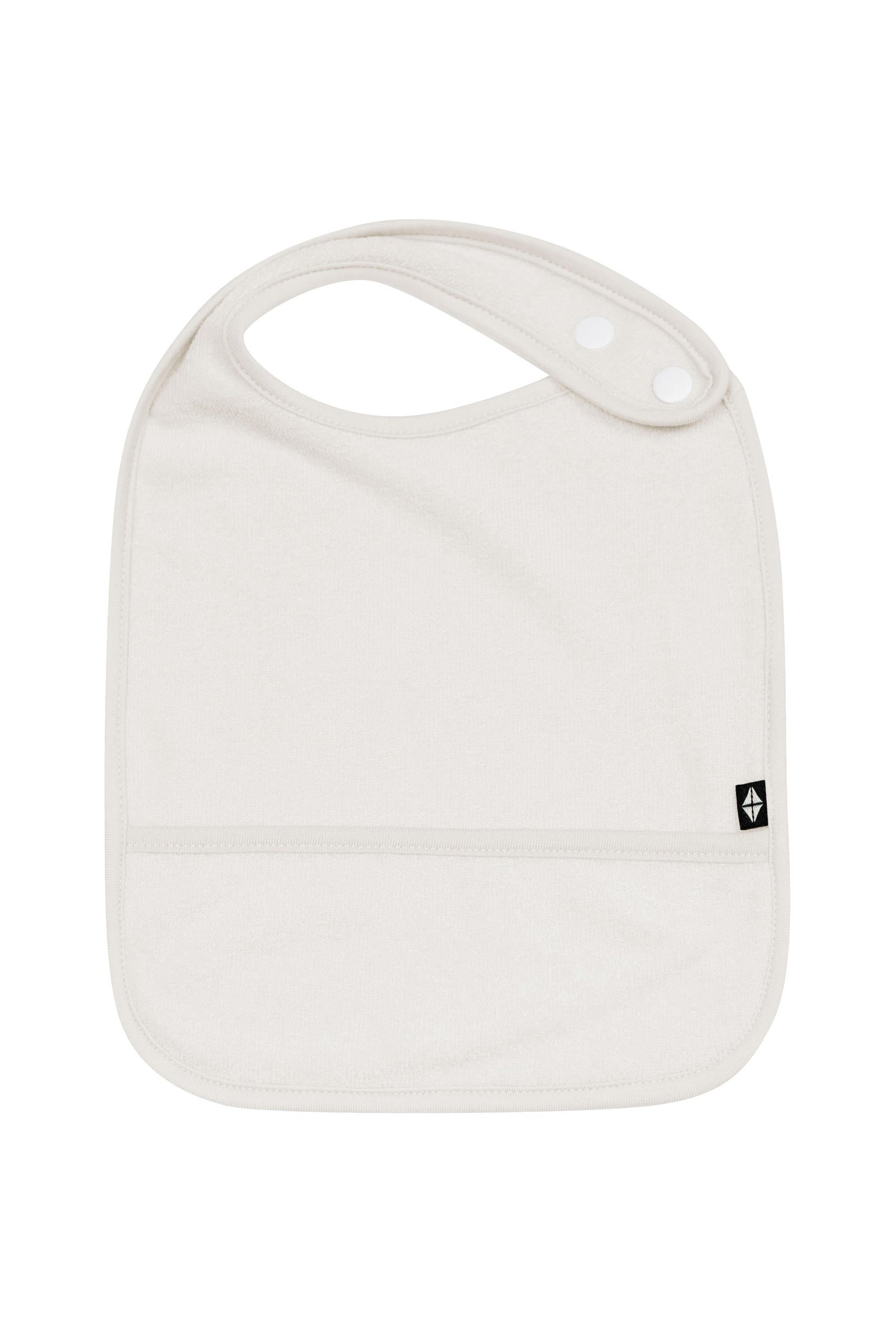 Terry Pocket Bib in Oat