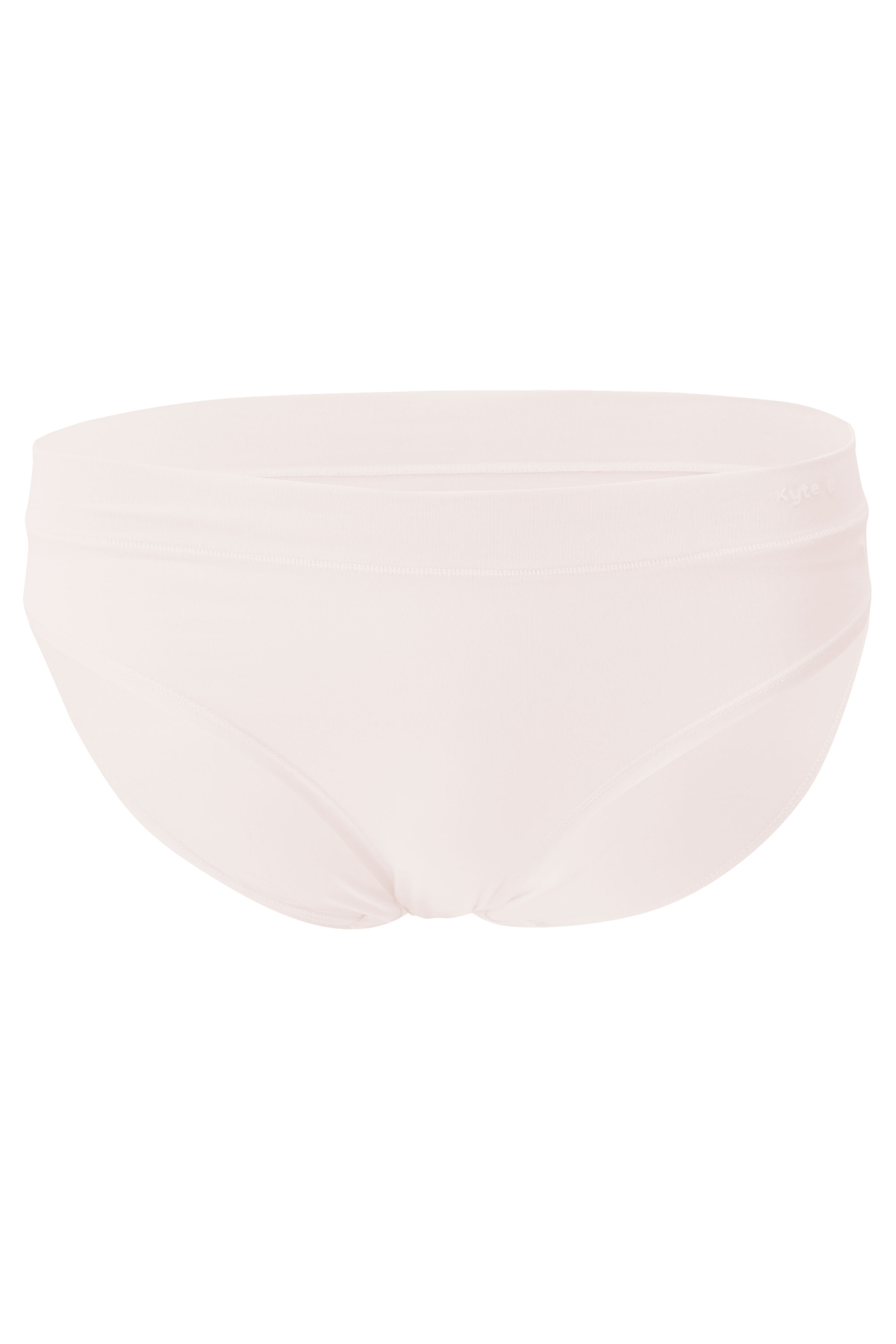 Women's Midi Brief in Blonde shown on a ghost mannequin