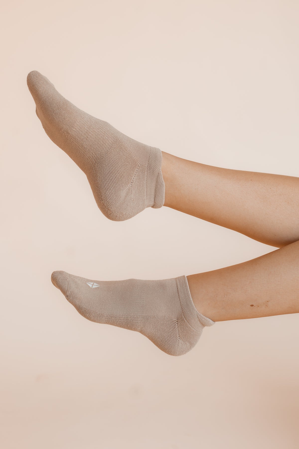 Adult Tab Socks in Bisque