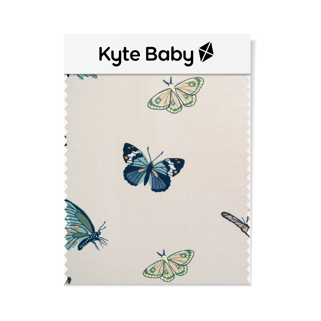 Blush Butterfly fabric swatch