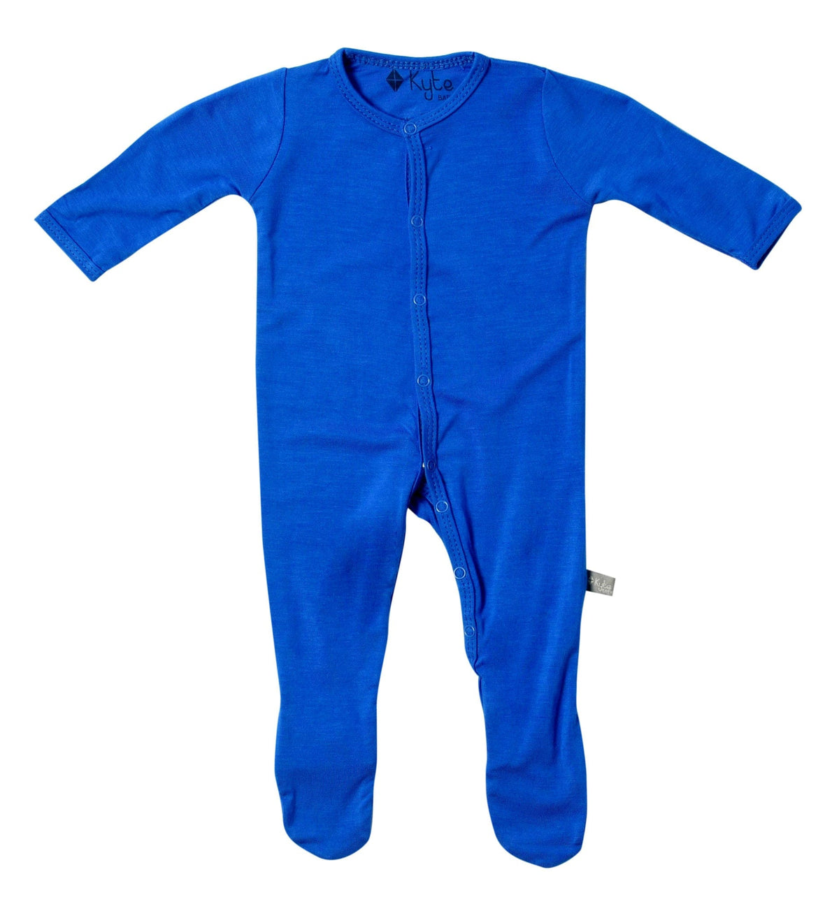  footie in cobalt