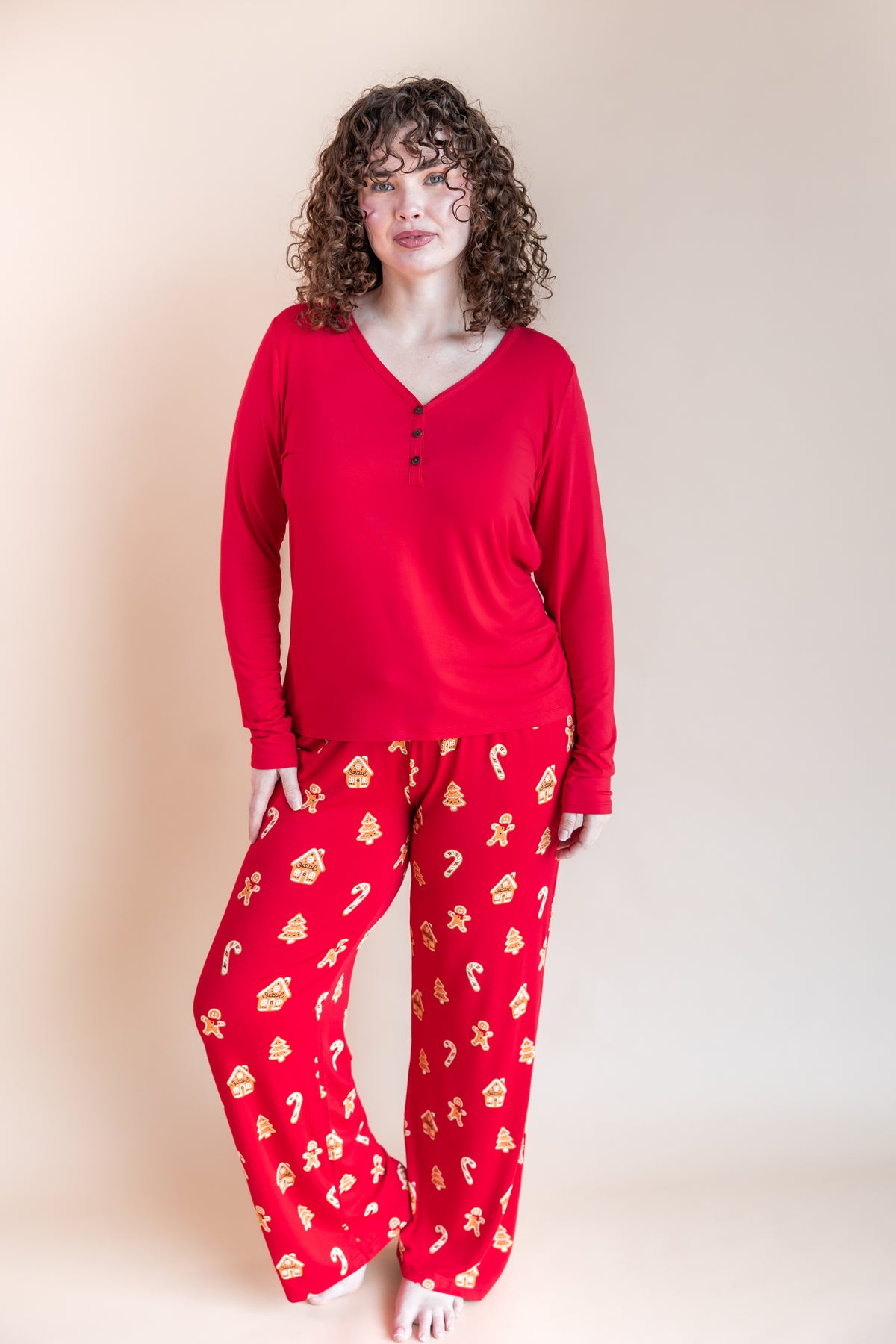 Women's Lounge Pants in Gingerbread