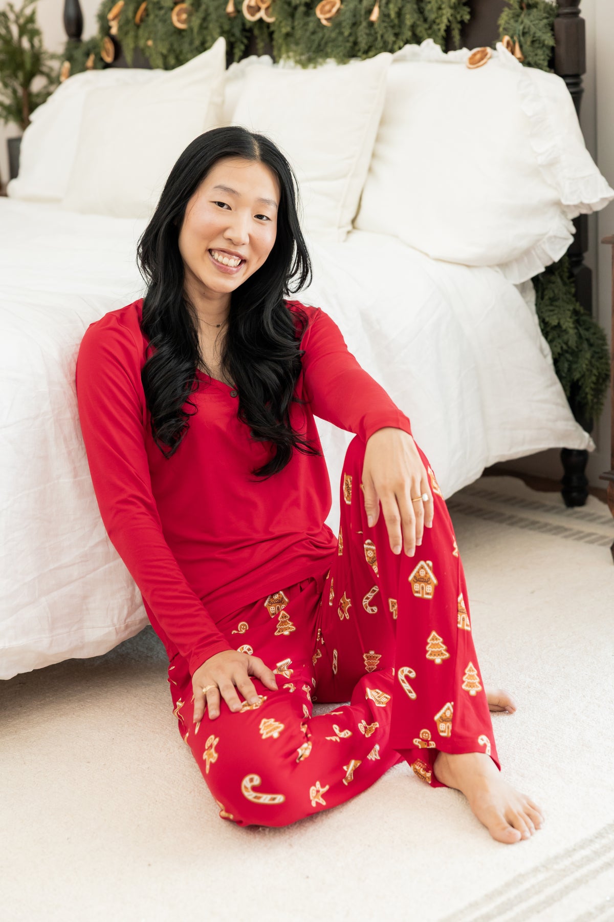 Women's Lounge Pants in Gingerbread
