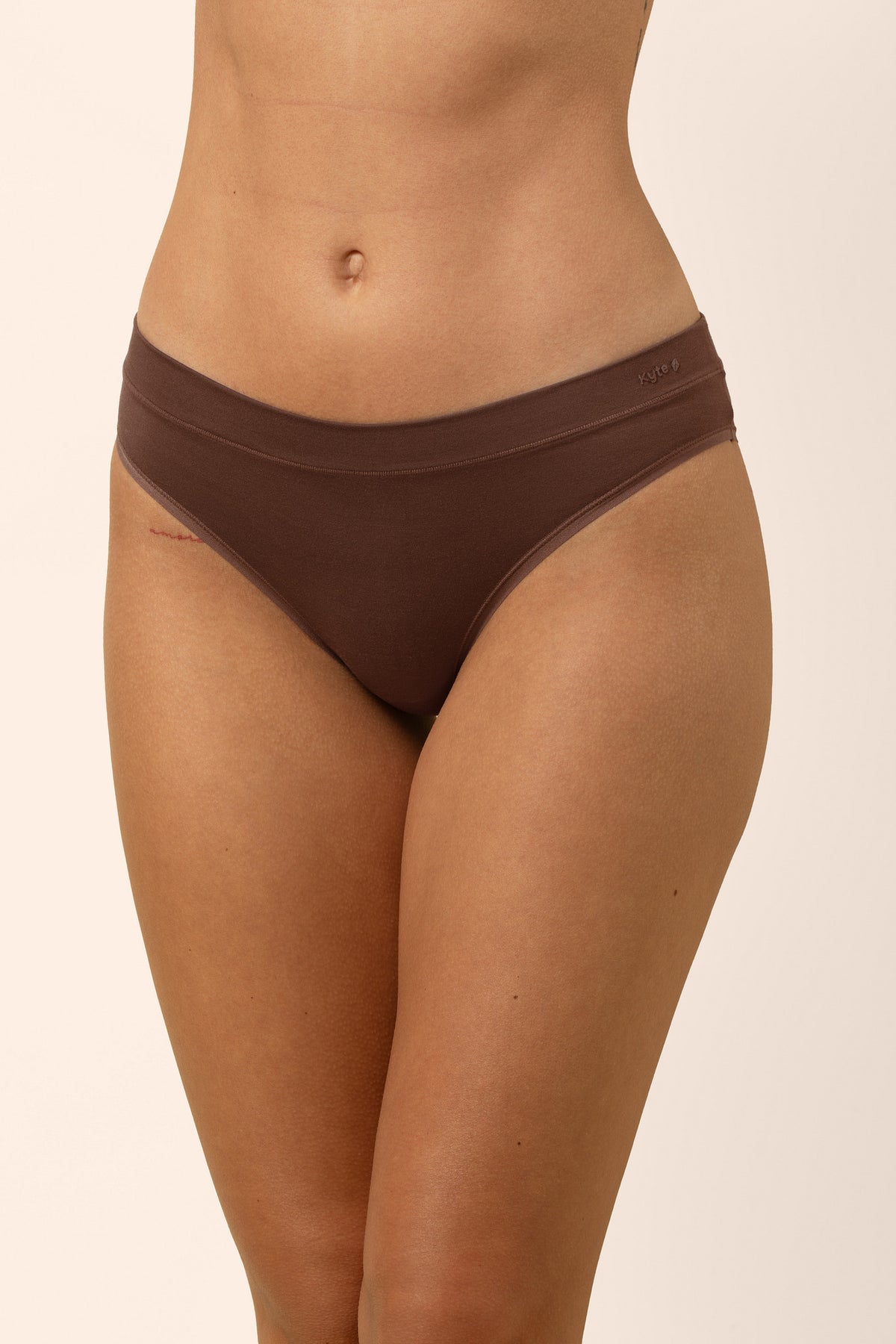 The front of the Women's Cheekini in Toffee shown on a  model