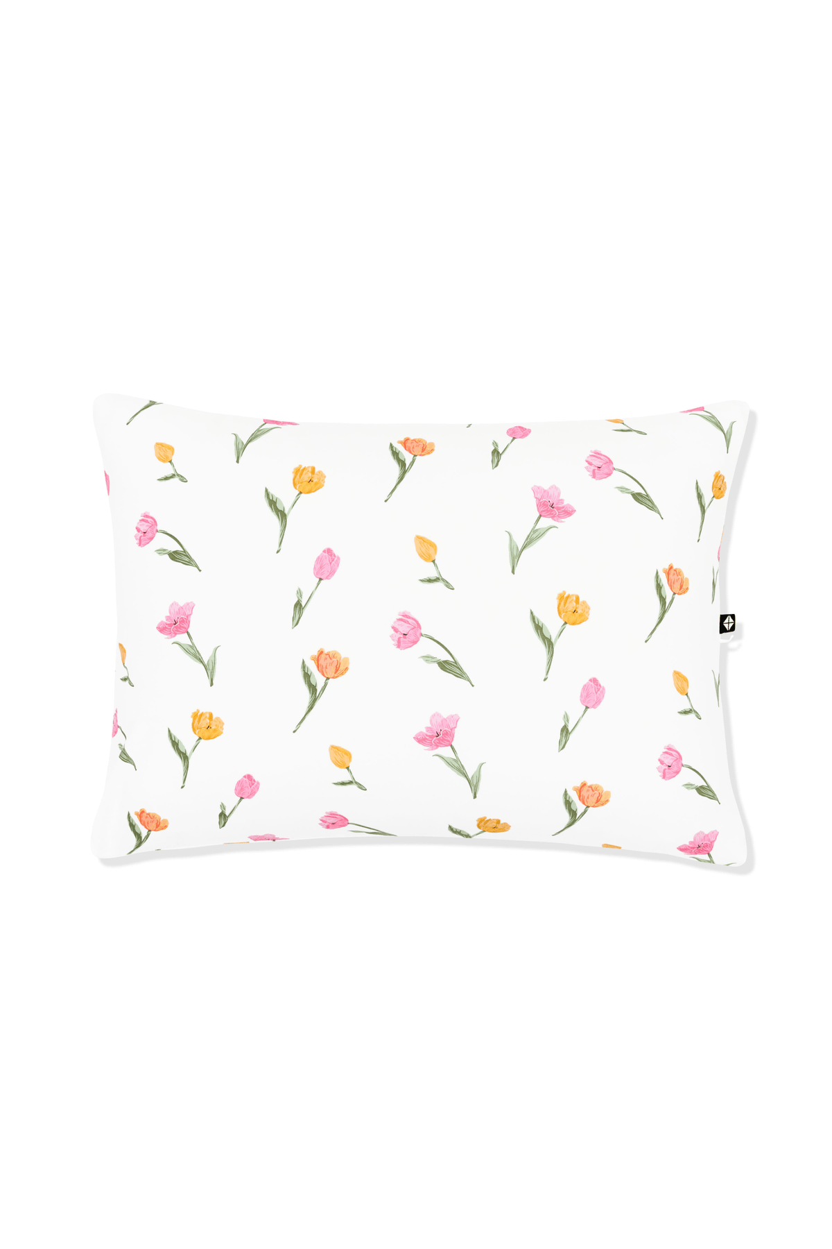 Front of the Toddler Pillowcase in Tulip showing the envelope closure