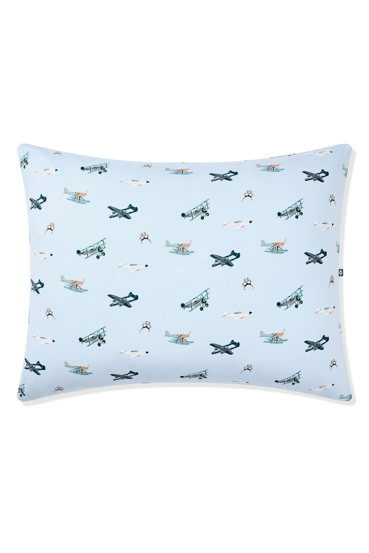 The front of the Toddler Pillowcase in Take Off 