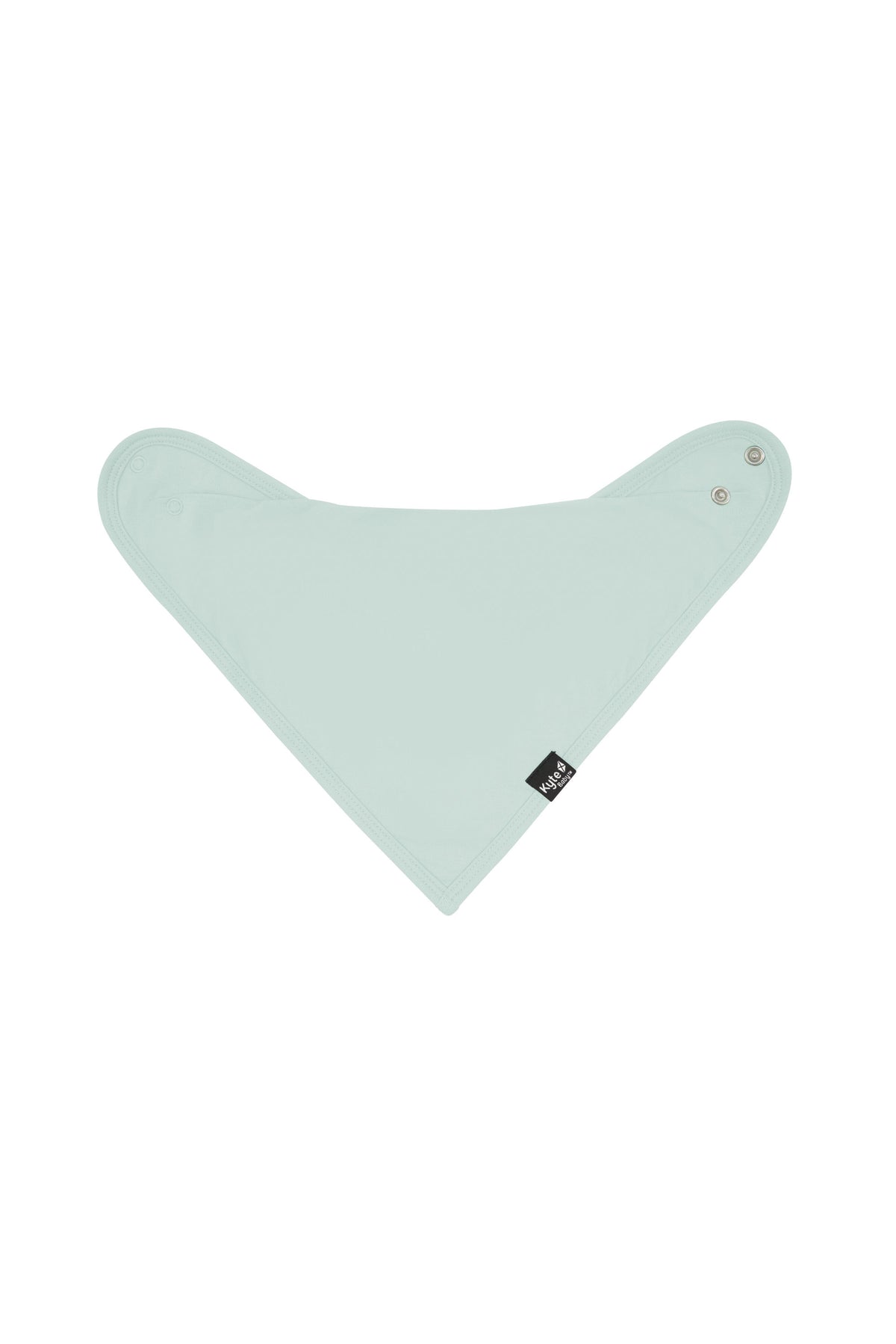 Adjustable snaps on Kyte Baby Bib in Sage