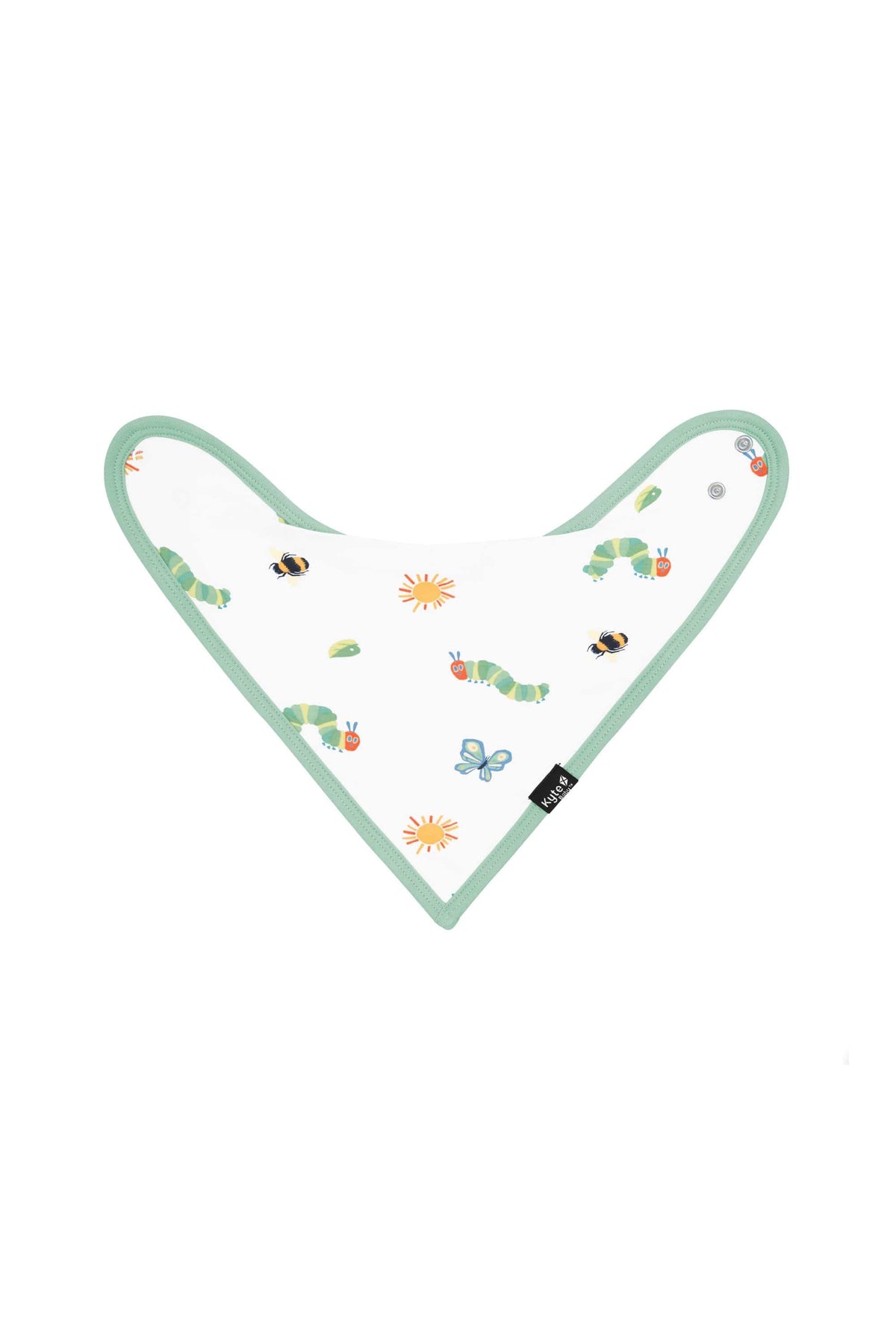 Bib in The Very Hungry Caterpillar™ and Friends shown laid flat