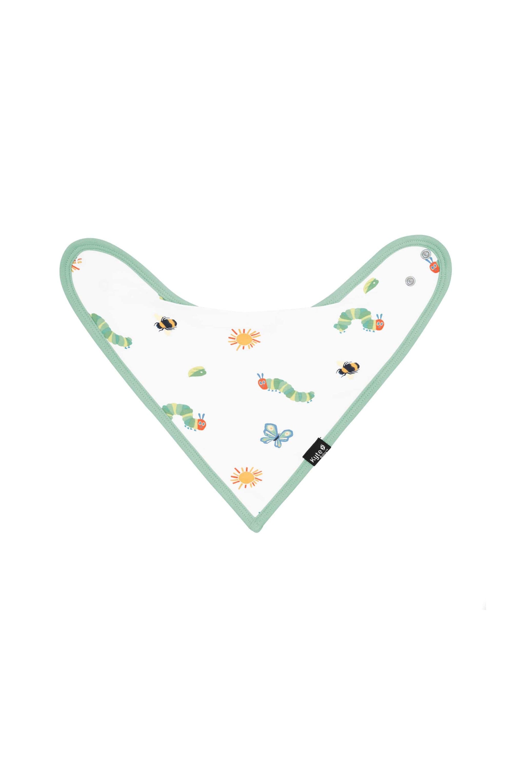 Bib in The Very Hungry Caterpillar™ and Friends shown laid flat