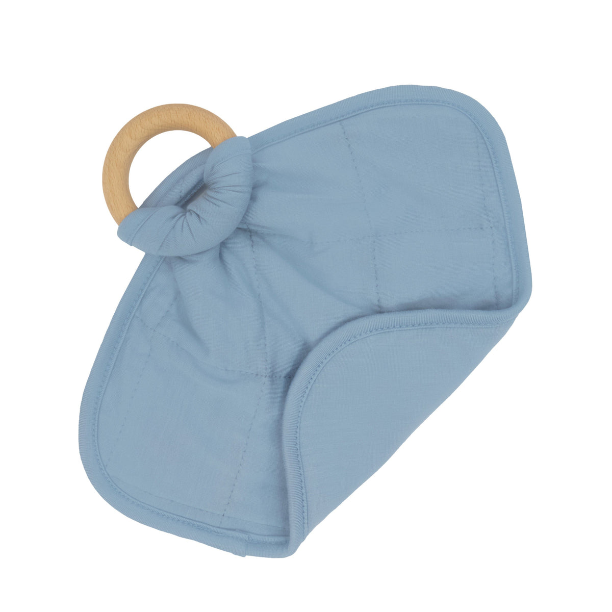 Infant Lovey in Slate with Teething Ring
