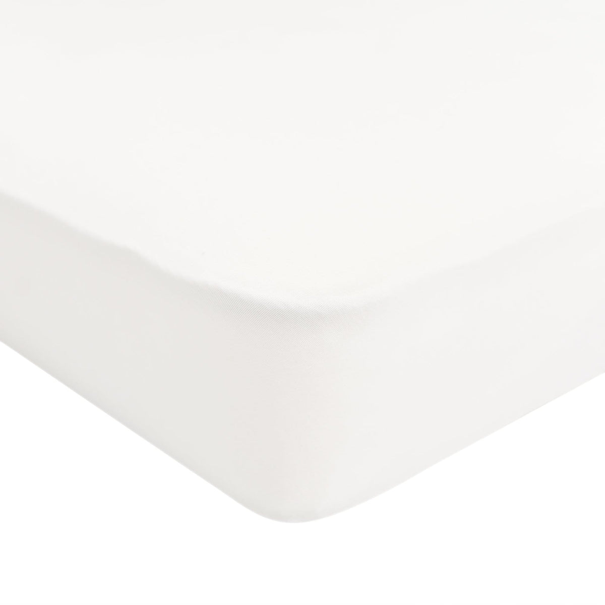 Corner of Kyte Baby Mini Crib Sheet in Cloud