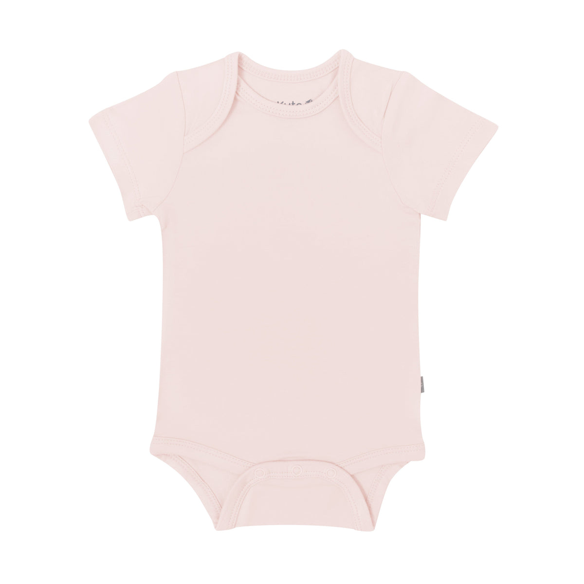 Flat lay of Kyte Baby Bodysuit in Blush