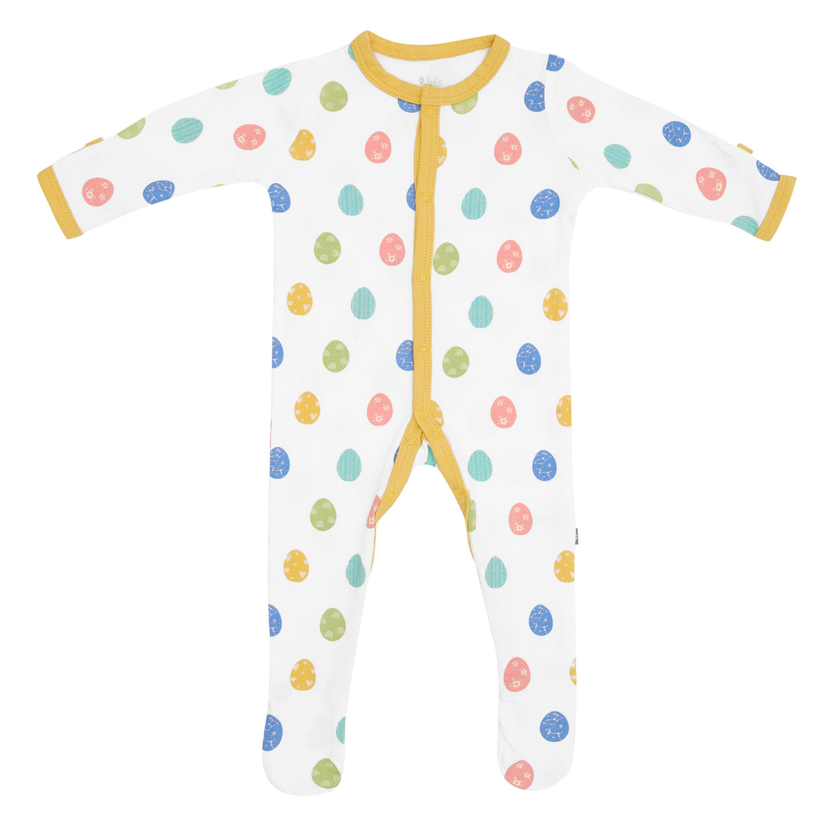 snap footie in spring egg