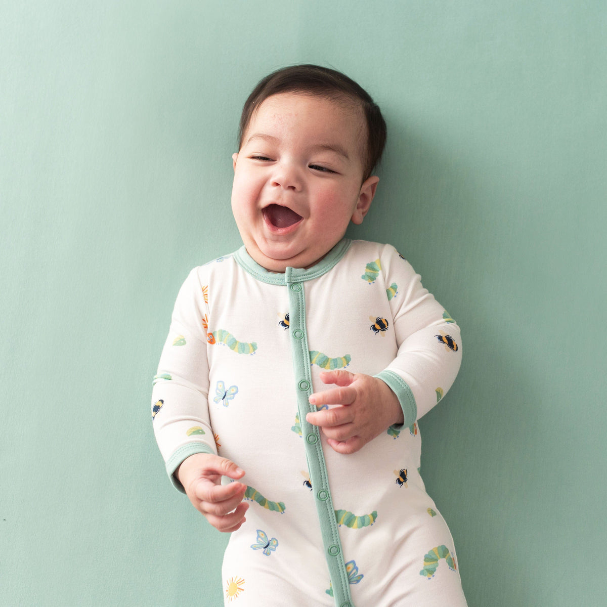 Kyte Baby Snap Romper Romper in The Very Hungry Caterpillar™ and Friends