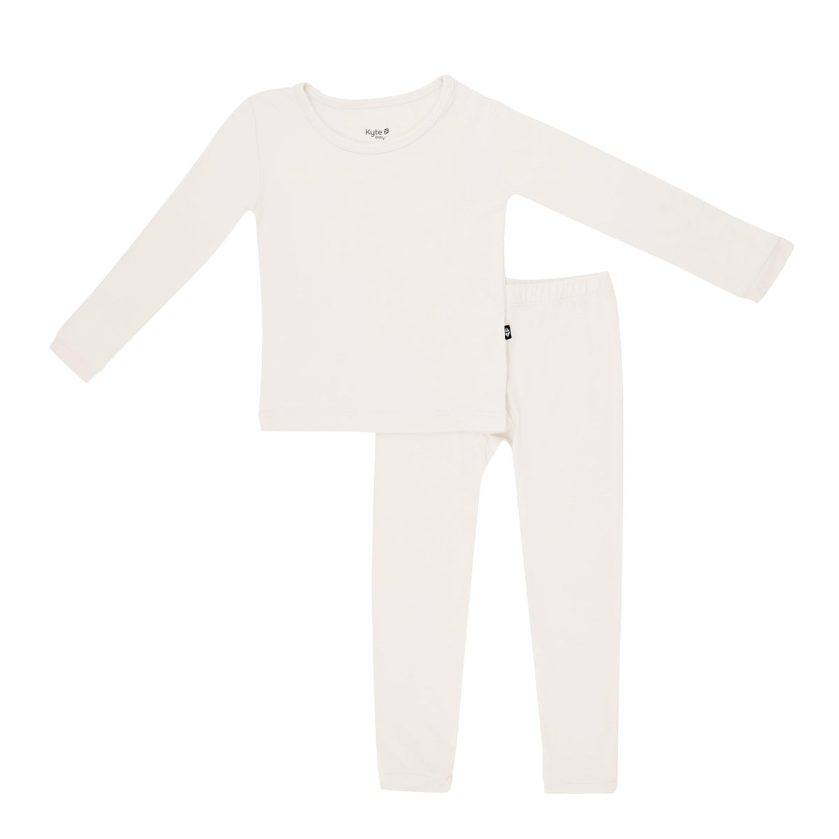 Long Sleeve Toddler Pajamas in Oat