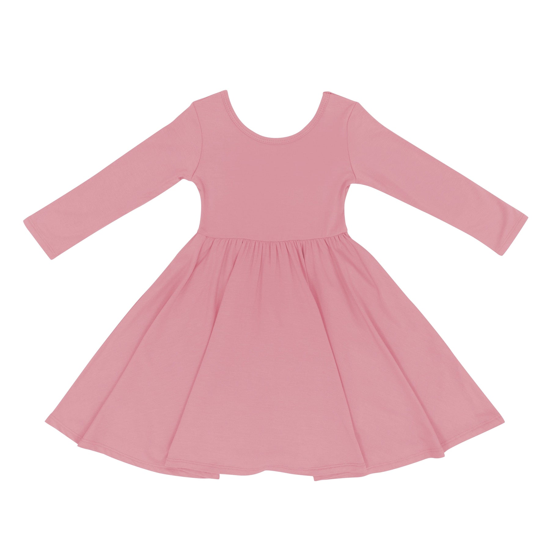 Product photo of the Long Sleeve Twirl Dress in Apple Blossom