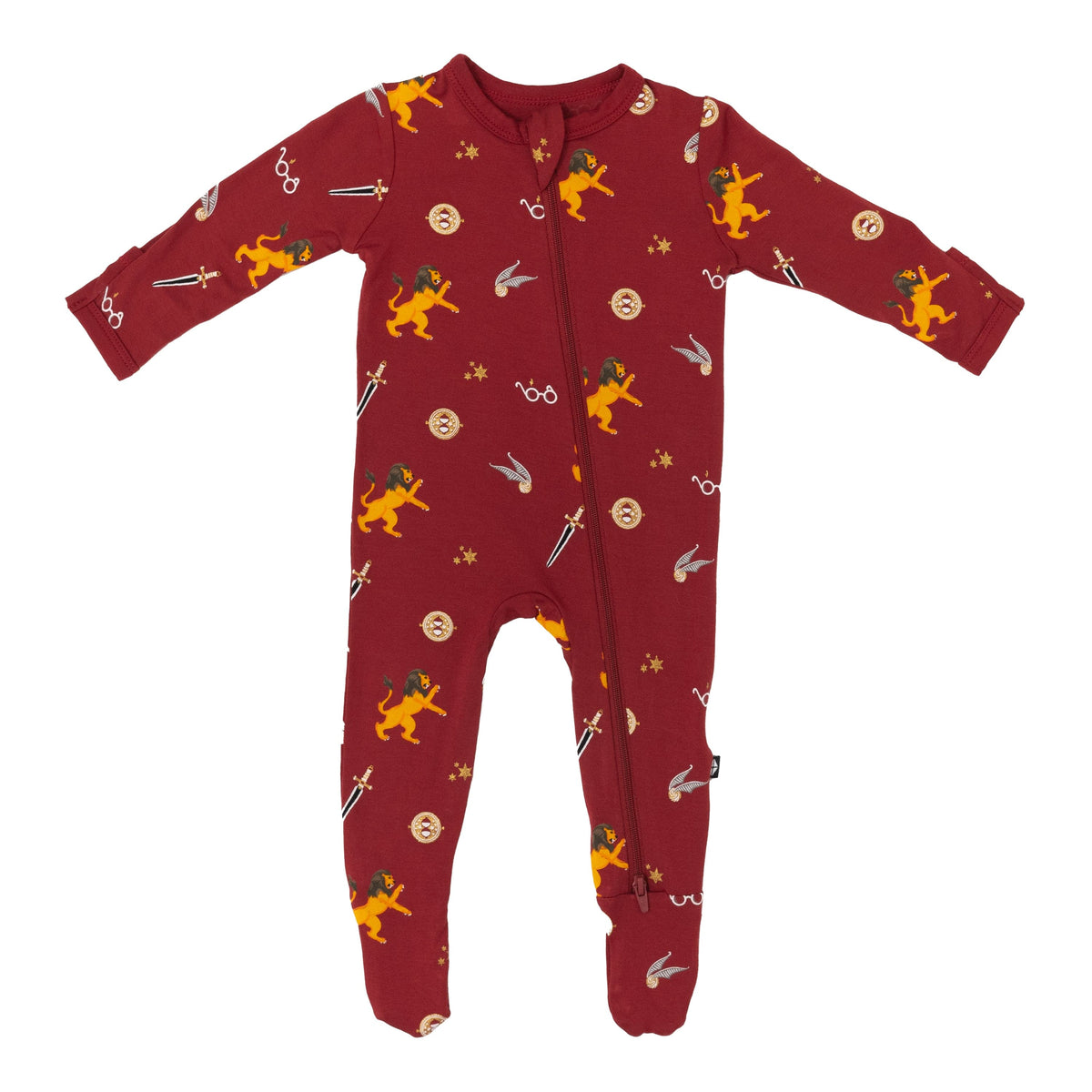 Kyte BABY Zippered Footies Zippered Footie in Gryffindor™