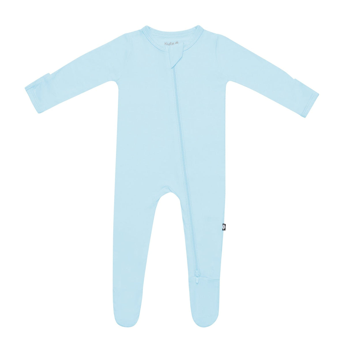 Kyte Baby Zippered Footies Zippered Footie in Powder