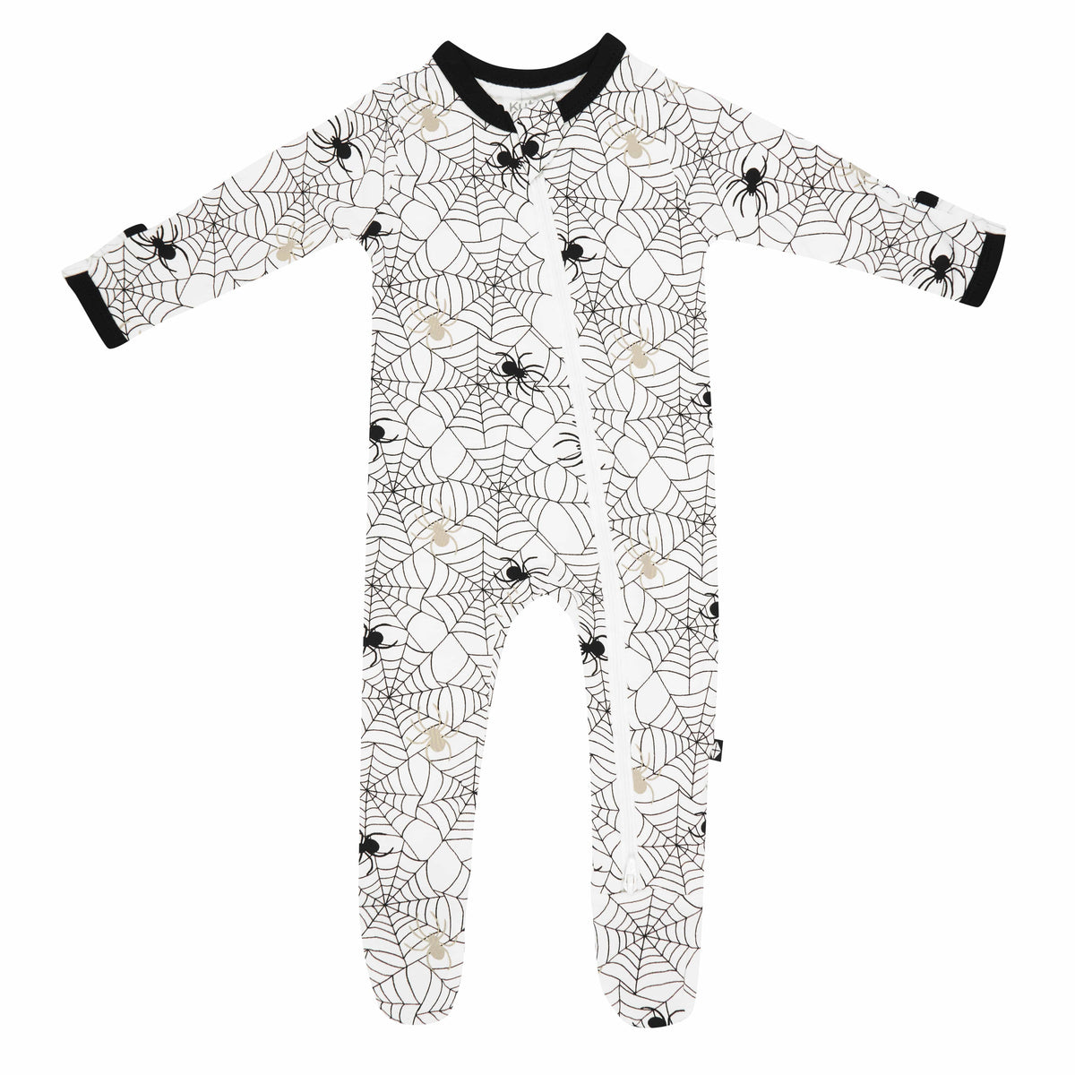 Kyte Baby Zippered Footies Zippered Footie in Spider