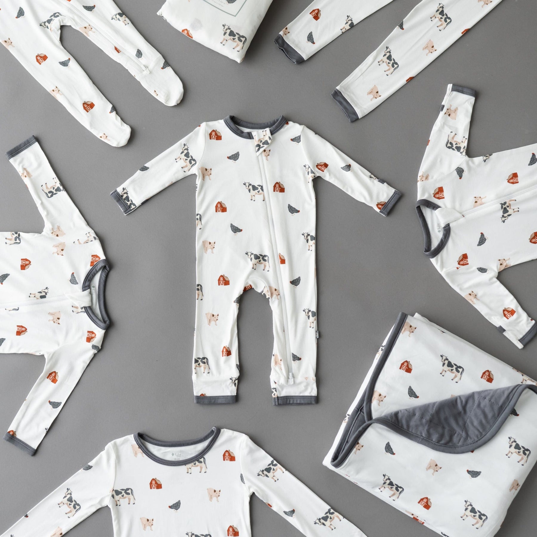 Kyte BABY Crib Sheet Crib Sheet / Farm Crib Sheet in Farm