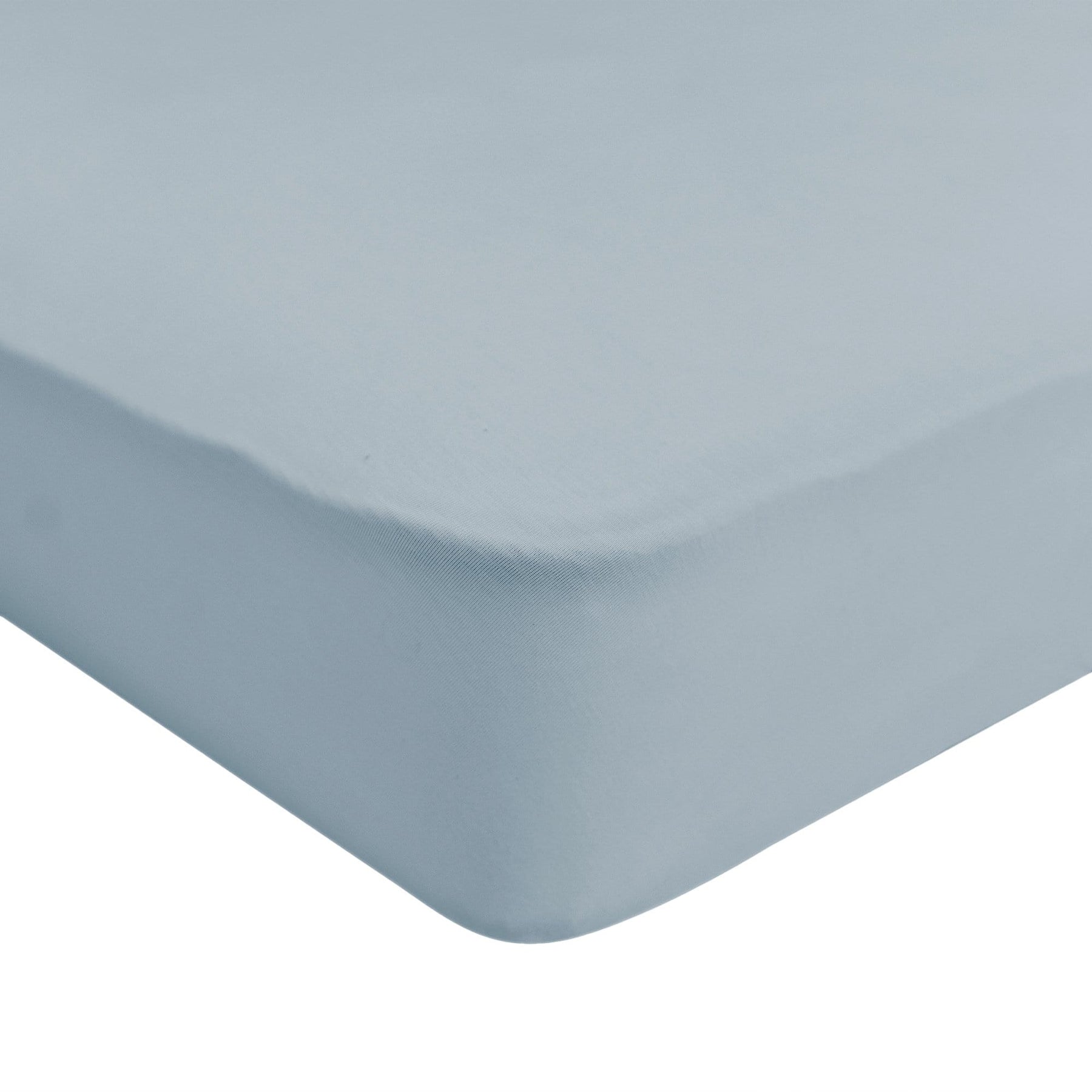 Corner of Kyte Baby Twin Sheet in Fog
