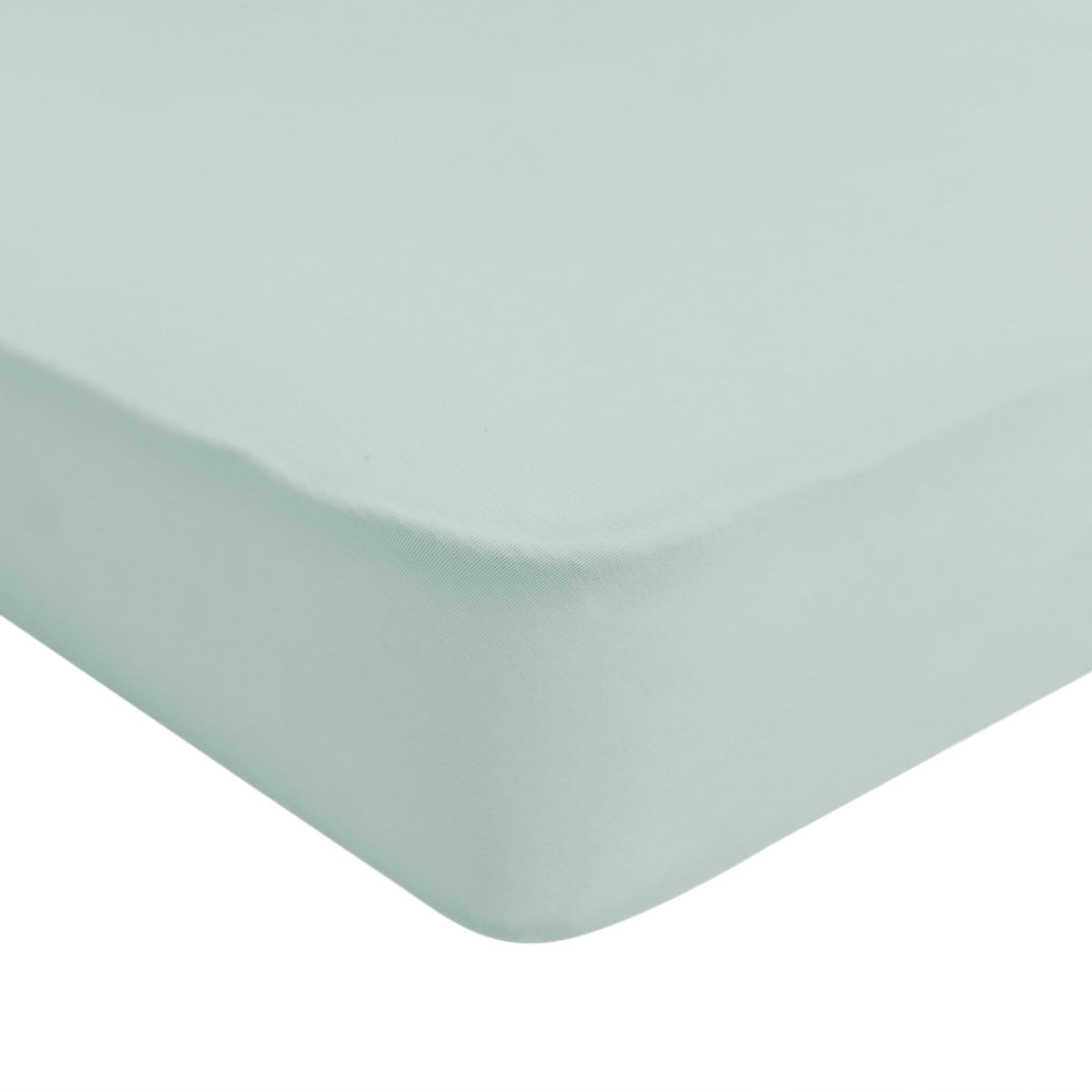 Corner of Kyte Baby Twin Sheet in Sage